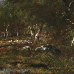 Clairière avec rochers – Le Soir thumbnail