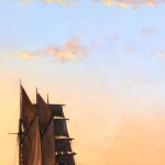 The Water Witch at Anchor – Sunset thumbnail