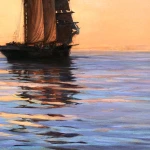 The Water Witch at Anchor – Sunset thumbnail