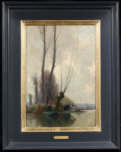 Vieux lavoir sur La Grand Morin - Buy Fine Paintings Online
