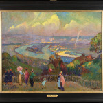 Rouen – Vue depuis le hauteurs de Caudebec-en-Caux thumbnail