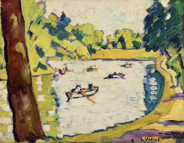 Barques au Bois de Boulogne - Buy Fine Paintings Online
