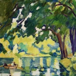 Barque sur le Lac du Bois de Boulogne thumbnail