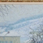 Charrette sous la neige thumbnail