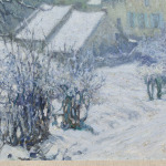 Charrette sous la neige thumbnail