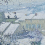 Charrette sous la neige thumbnail