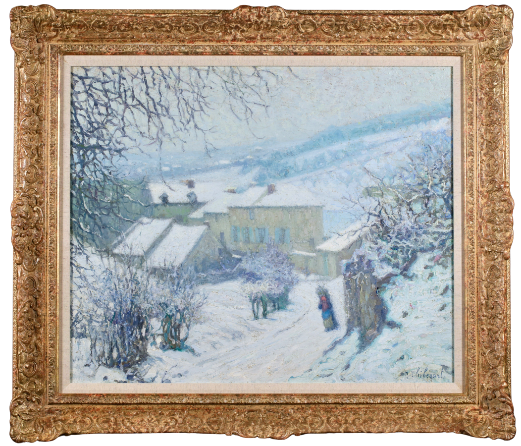 Charrette sous la neige - Buy Fine Paintings Online