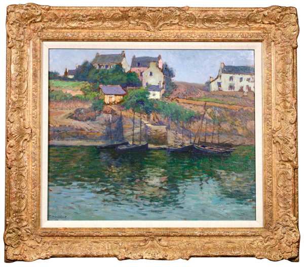 Fishing boats at Doelan – Brittany - Buy Fine Paintings Online
