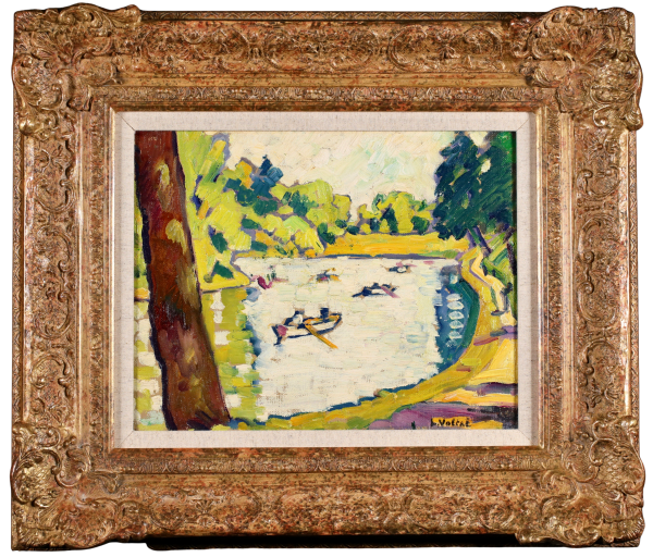 Barques au Bois de Boulogne - Buy Fine Paintings Online