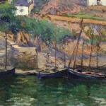 Fishing boats at Doelan – Brittany thumbnail