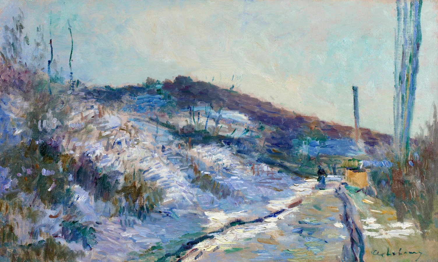 La Route d’Hondouville – Effet de Givre - Buy Fine Paintings Online