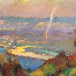 Rouen – Vue depuis le hauteurs de Caudebec-en-Caux thumbnail