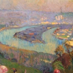 Rouen – Vue depuis le hauteurs de Caudebec-en-Caux thumbnail