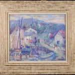 Gloucester Harbour, Massachusetts- Winter thumbnail