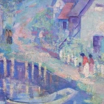 Gloucester Harbour, Massachusetts- Winter thumbnail