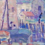 Gloucester Harbour, Massachusetts- Winter thumbnail