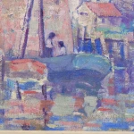 Gloucester Harbour, Massachusetts- Winter thumbnail