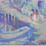 Gloucester Harbour, Massachusetts- Winter thumbnail