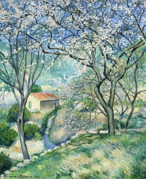 Amandiers en fleurs – Carei, Menton - Buy Fine Paintings Online
