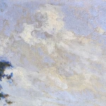 Enfants ramassant des fleurs au bord d’une rivière thumbnail