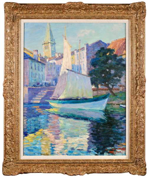 Voilier dans le port - Buy Fine Paintings Online