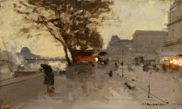 Quai du Louvre - Buy Fine Paintings Online