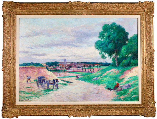 L’entrée du village de Saint-Ay - Buy Fine Paintings Online