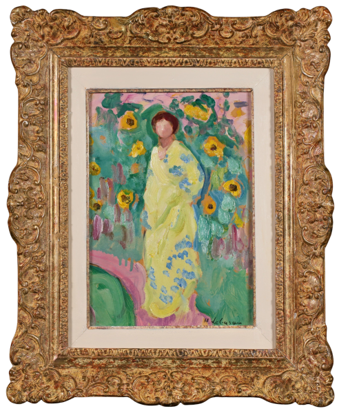 Femme aux Tournesols - Buy Fine Paintings Online