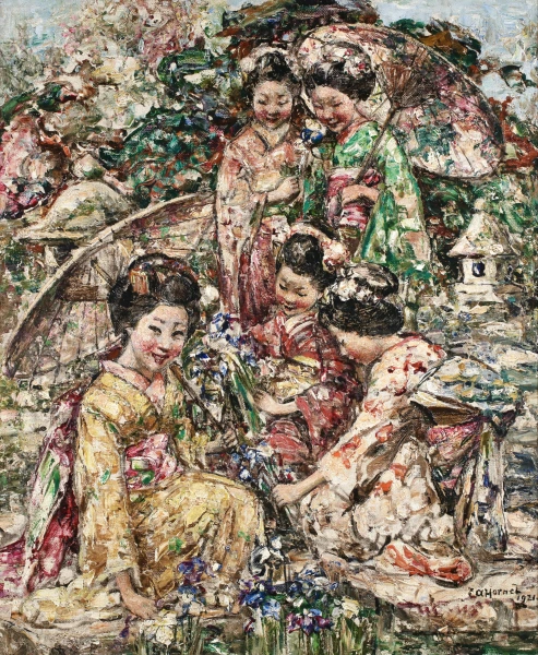 Geisha Girls - Buy Fine Paintings Online