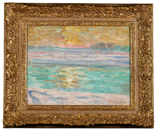 Winter Sunset – The Lys - Buy Fine Paintings Online