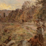 Les lavandieres au bord de La Marne thumbnail