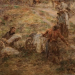 Les lavandieres au bord de La Marne thumbnail