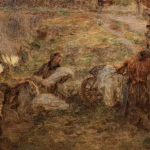 Les lavandieres au bord de La Marne thumbnail