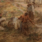 Les lavandieres au bord de La Marne thumbnail