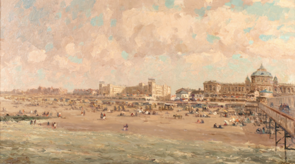 Scheveningen Beach and The Kurhaus - Buy Fine Paintings Online