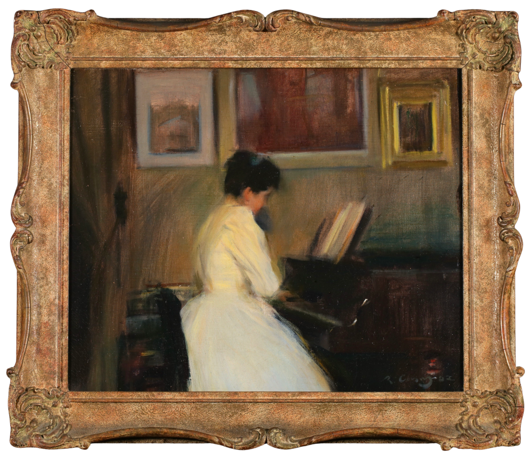 Playing Piano - Buy Fine Paintings Online