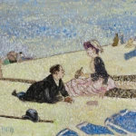 Picnic on the banks of the Seine thumbnail