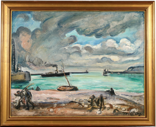 Port of Le Havre and Sainte-Adresse - Buy Fine Paintings Online
