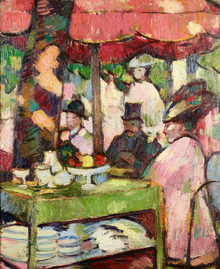 Tea at Chateau de Madrid - Buy Fine Paintings Online