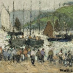 Landing Fish – Mackerel Season, St. Ives thumbnail