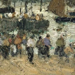 Landing Fish – Mackerel Season, St. Ives thumbnail
