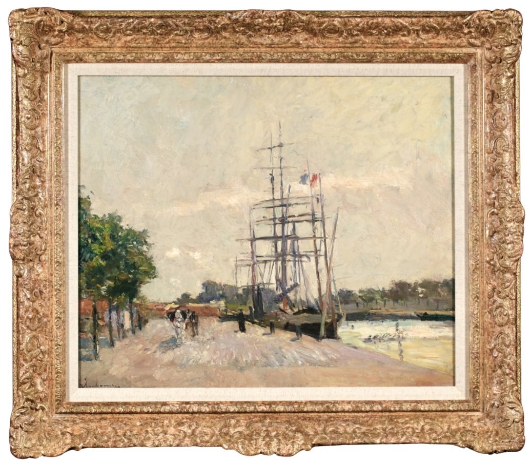 Le Quai à La Rochelle - Buy Fine Paintings Online