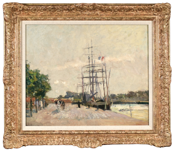 Le Quai à La Rochelle - Buy Fine Paintings Online