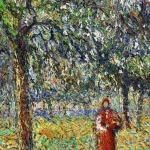 La Mère Montbrun au verger thumbnail