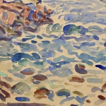 Children on the beach at Saint-Malo thumbnail