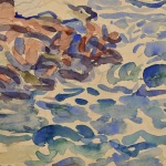 Children on the beach at Saint-Malo thumbnail