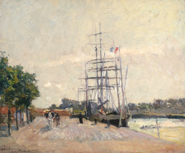 Le Quai à La Rochelle - Buy Fine Paintings Online
