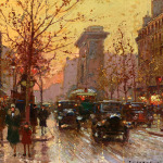 La Porte Saint-Denis au crepescule thumbnail
