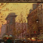 La Porte Saint-Denis au crepescule thumbnail