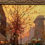 La Porte Saint-Denis au crepescule thumbnail
